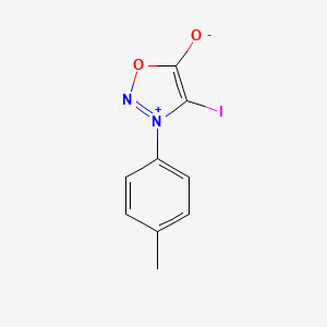 4-Iodo-3-(4-methylphenyl)oxadiazol-3-ium-5-olate