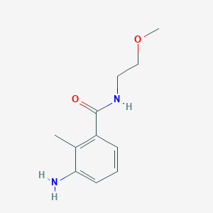 3-Amino-N-(2-methoxyethyl)-2-methylbenzamide