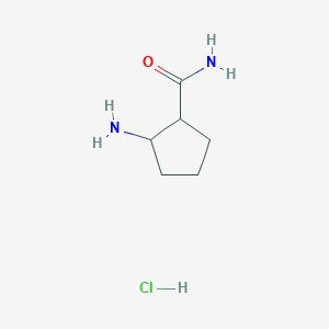 2-Aminocyclopentanecarboxamide hydrochloride