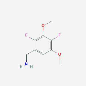 (2,4-Difluoro-3,5-dimethoxyphenyl)methanamine