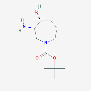 tert-Butyl cis-3-amino-4-hydroxy-azepane-1-carboxylate