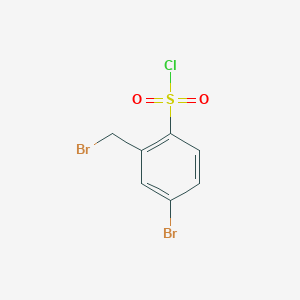 4-Bromo-2-(bromomethyl)benzenesulphonyl chloride