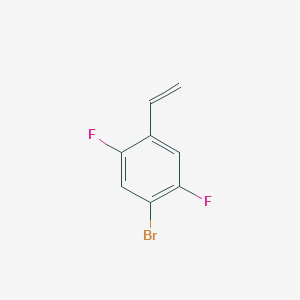 molecular formula C8H5BrF2 B12846146 4-Bromo-2,5-difluorostyrene 