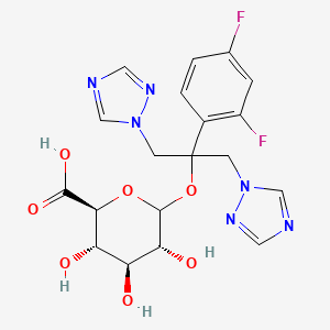 (2S,3S,4S,5R)-6-((2-(2,4-Difluorophenyl)-1,3-di(1H-1,2,4-triazol-1-yl)propan-2-yl)oxy)-3,4,5-trihydroxytetrahydro-2H-pyran-2-carboxylic acid