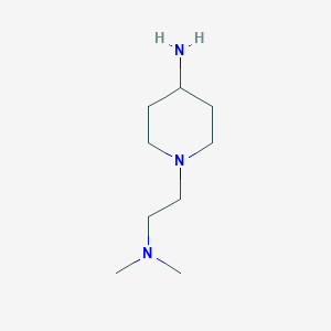 molecular formula C9H21N3 B1284620 1-[2-(Dimethylamino)ethyl]piperidin-4-amine CAS No. 926219-84-3