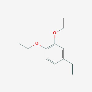 molecular formula C12H18O2 B12846205 1,2-Diethoxy-4-ethylbenzene 