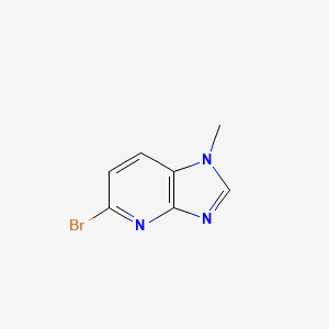 molecular formula C7H6BrN3 B12846215 5-Bromo-1-methyl-1H-Imidazo[4,5-b]pyridine 