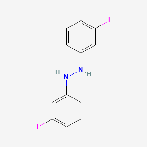 molecular formula C12H10I2N2 B12846236 1,2-Bis(3-iodophenyl)hydrazine 