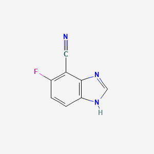 5-Fluoro-1H-benzimidazole-4-carbonitrile