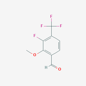 3-Fluoro-2-methoxy-4-(trifluoromethyl)benzaldehyde