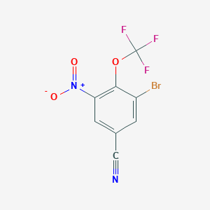 3-Bromo-5-nitro-4-(trifluoromethoxy)benzonitrile