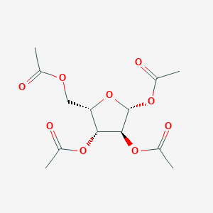 molecular formula C13H18O9 B12846307 1,2,3,5-Tetra-O-acetyl-b-L-xylofuranose 