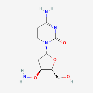 4-amino-1-[(2R,4S,5R)-4-aminooxy-5-(hydroxymethyl)oxolan-2-yl]pyrimidin-2-one