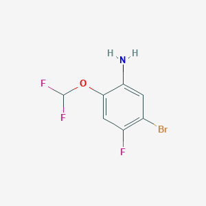 5-Bromo-2-(difluoromethoxy)-4-fluoroaniline