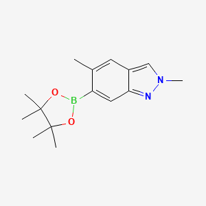 2,5-Dimethyl-6-(4,4,5,5-tetramethyl-1,3,2-dioxaborolan-2-yl)-2H-indazole