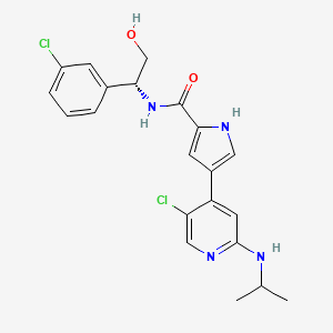 (R)-4-(5-Chloro-2-(isopropylamino)pyridin-4-yl)-N-(1-(3-chlorophenyl)-2-hydroxyethyl)-1H-pyrrole-2-carboxamide