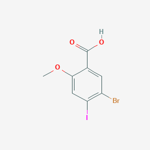 5-Bromo-4-iodo-2-methoxybenzoic acid