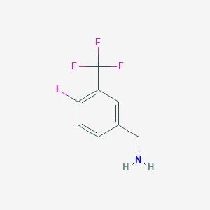 (4-Iodo-3-(trifluoromethyl)phenyl)methanamine