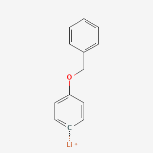 molecular formula C13H11LiO B12846590 (4-(Benzyloxy)phenyl)lithium 