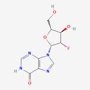 9-(2-Deoxy-2-fluoro-beta-D-arabinofuranosyl)-1,9-dihydro-6H-purin-6-one