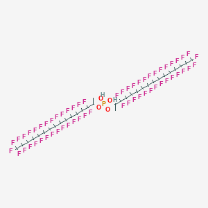 molecular formula C32H9F58O4P B12846603 Bis[PerfluorotetradecylEthyl] Hydrogen Phosphate 