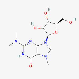 molecular formula C13H21N5O5 B12846619 n2,n2,n7-Trimethylguanosine 