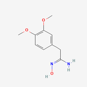 B1284669 2-(3,4-Dimethoxy-phenyl)-N-hydroxy-acetamidine CAS No. 42191-48-0