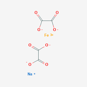 molecular formula C4FeNaO8 B12846724 Sodium ferric oxalate 