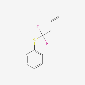 [(1,1-Difluoro-3-buten-1-yl)sulfanyl]benzene