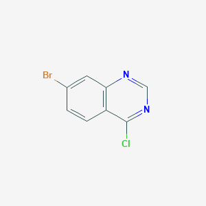 molecular formula C8H4BrClN2 B1284680 7-Bromo-4-chloroquinazoline CAS No. 573675-55-5