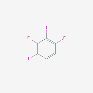 molecular formula C6H2F2I2 B12846858 1,3-Difluoro-2,4-diiodo-benzene 