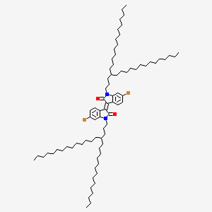 (E)-6,6'-Dibromo-1,1'-bis(4-tetradecyloctadecyl)-[3,3'-biindolinylidene]-2,2'-dione