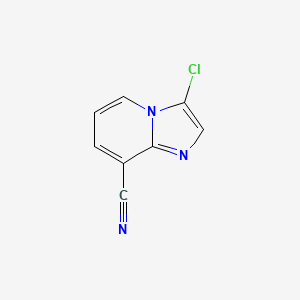 3-Chloroimidazo[1,2-a]pyridine-8-carbonitrile