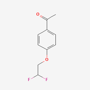 molecular formula C10H10F2O2 B12846956 4-(2,2-Difluoroethoxy)acetophenone 