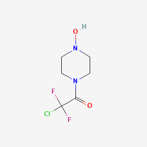 2-Chloro-2,2-difluoro-1-(4-hydroxy-1-piperazinyl)ethanone