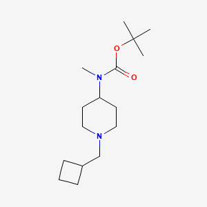 tert-butyl N-[1-(cyclobutylmethyl)piperidin-4-yl]-N-methylcarbamate