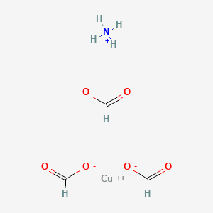 Azanium;copper;triformate