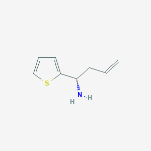 (S)-1-(thiophen-2-yl)but-3-en-1-amine