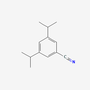 molecular formula C13H17N B12847138 3,5-Diisopropylbenzonitrile 