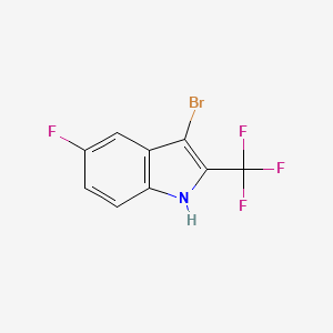 3-Bromo-5-fluoro-2-(trifluoromethyl)indole