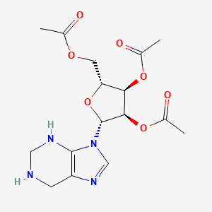 (2R,3R,4R,5R)-2-(Acetoxymethyl)-5-(1,2,3,6-tetrahydro-9H-purin-9-yl)tetrahydrofuran-3,4-diyl diacetate