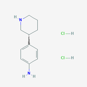 (R)-4-(Piperidin-3-yl)aniline dihydrochloride