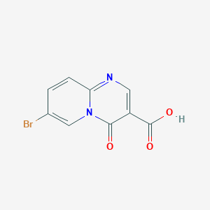 molecular formula C9H5BrN2O3 B1284742 7-溴-4-氧代-4H-吡啶并[1,2-a]嘧啶-3-羧酸 CAS No. 953754-98-8