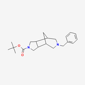 molecular formula C21H30N2O2 B12847503 tert-Butyl 6-benzyloctahydro-4,8-methanopyrrolo[3,4-d]azepine-2(1H)-carboxylate 