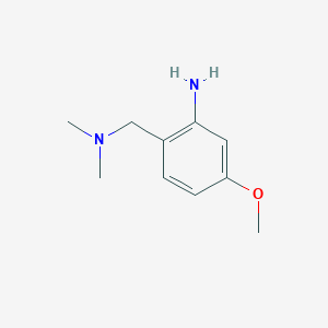 2-Dimethylaminomethyl-5-methoxy-phenylamine