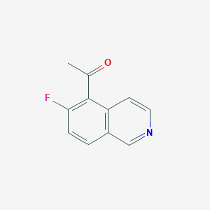 1-(6-Fluoroisoquinolin-5-yl)ethan-1-one