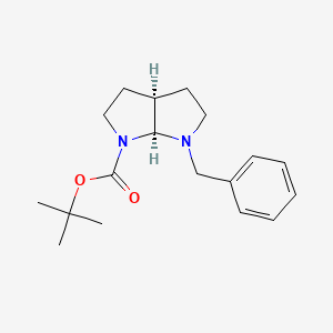 (3AR,6AS)-Tert-butyl 6-benzylhexahydropyrrolo[2,3-B]pyrrole-1(2H)-carboxylate