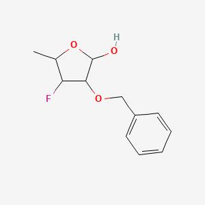 2-O-Benzyl-3,5-dideoxy-3-fluoropentofuranose