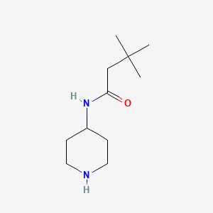 3,3-Dimethyl-N-(piperidin-4-yl)butanamide