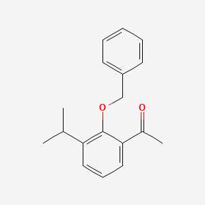 1-(2-(Benzyloxy)-3-isopropylphenyl)ethan-1-one